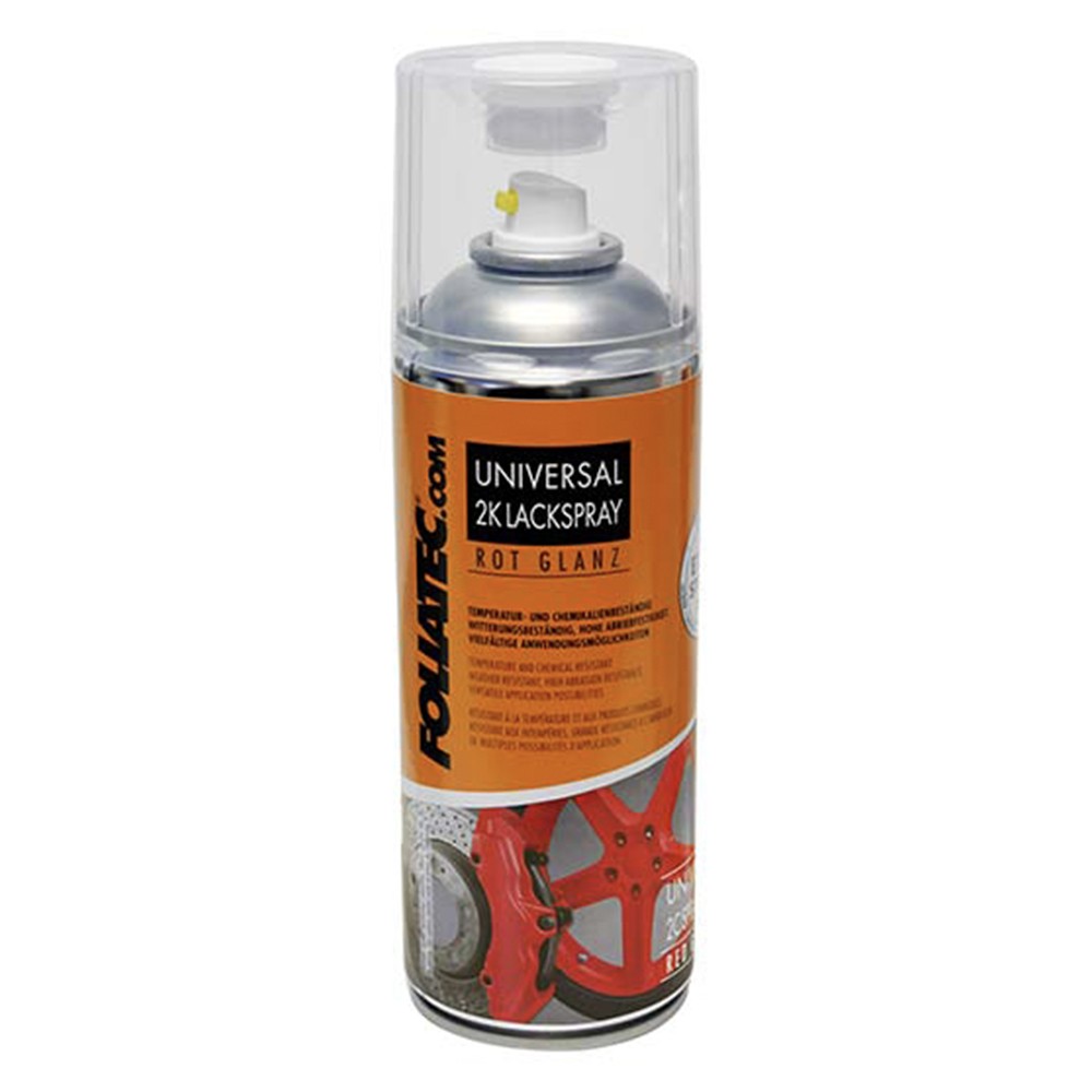 FOLIATEC Spray Pintura 2C Universal Rojo Brillante 400 ml - FOLIATEC original APEXCORSE