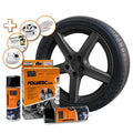 FOLIATEC Kit De Goma Líquida Negra Mate 2 x 400 ml - FOLIATEC original APEXCORSE