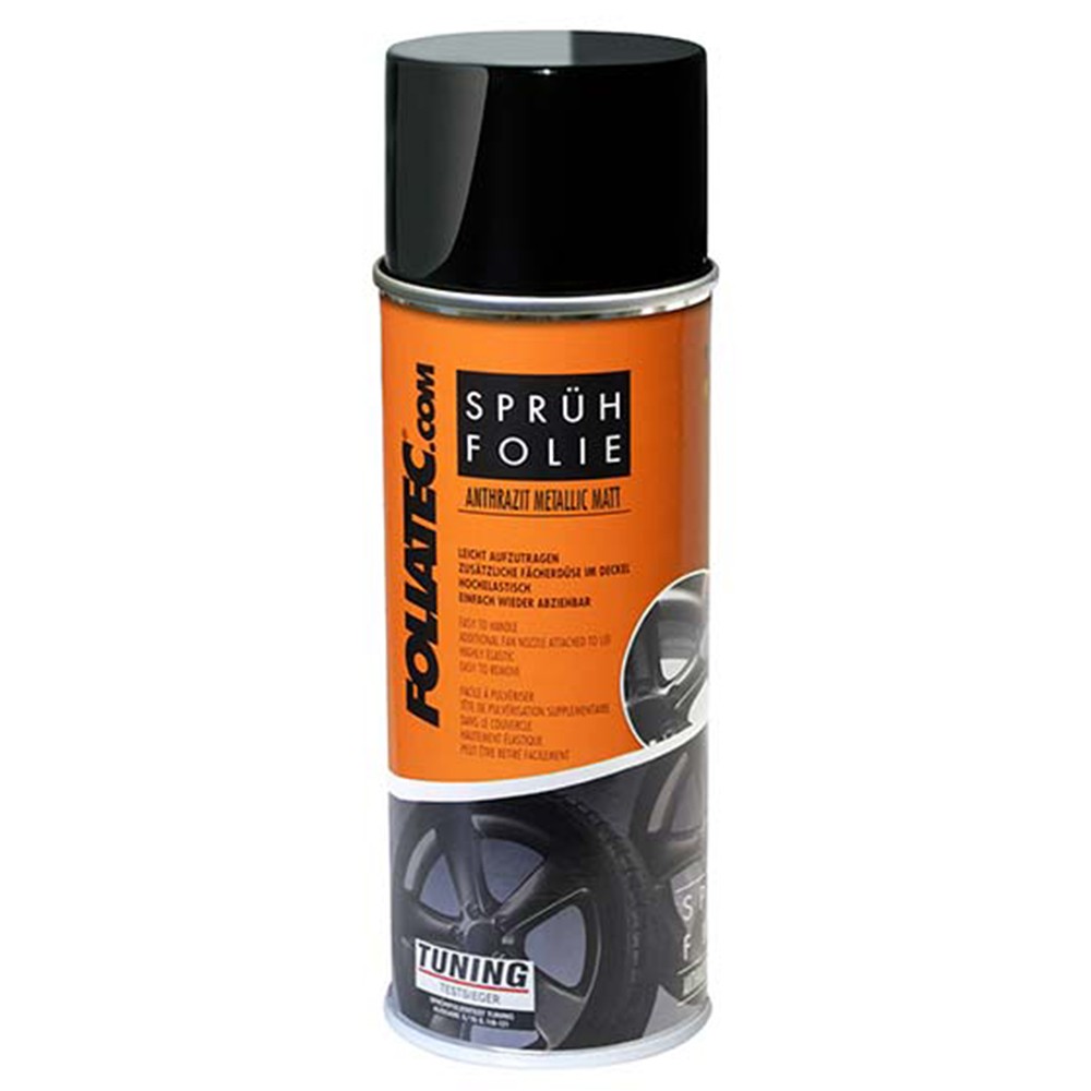 FOLIATEC Kit De Goma Líquida Antracita Metálico 2 x 400 ml - Imagen 2 FOLIATEC APEXCORSE