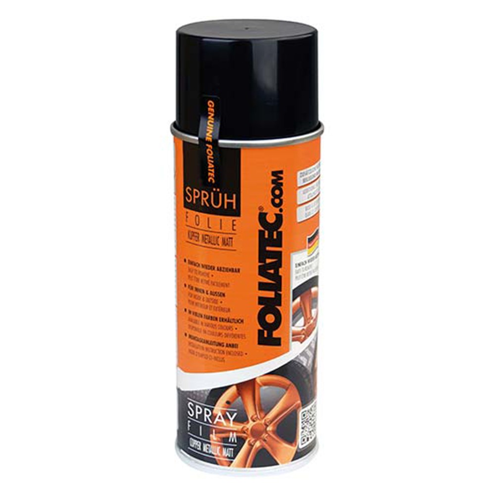 FOLIATEC Kit De Goma Líquida Cobre Metálico Mate 2 x 400 ml - Imagen 2 FOLIATEC APEXCORSE
