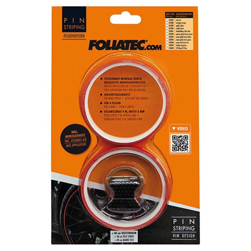 FOLIATEC Pinstriping Para Llanta Rojo 8,6 M x 6 mm - Imagen 3 FOLIATEC APEXCORSE
