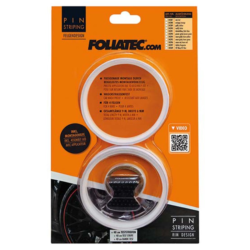 FOLIATEC Pinstriping Para Llanta Blanco 8,6 M x 6 mm - Imagen 3 FOLIATEC APEXCORSE