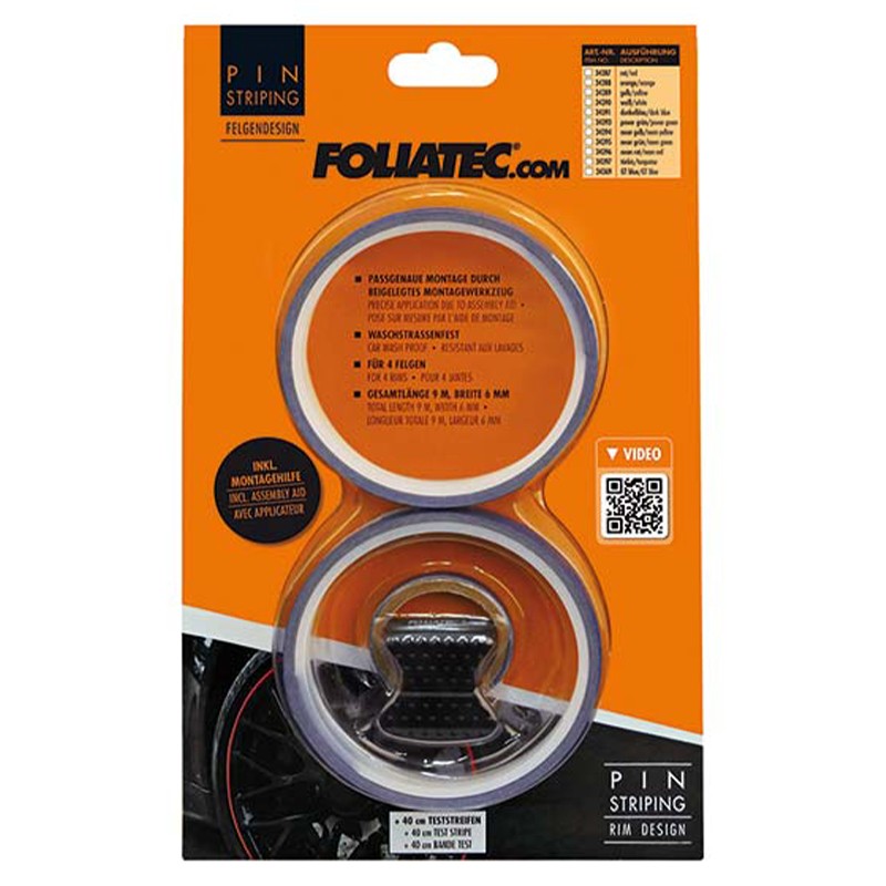 FOLIATEC Pinstriping Para Llanta Dark-Azul 8,6 M x 6 mm - Imagen 3 FOLIATEC APEXCORSE