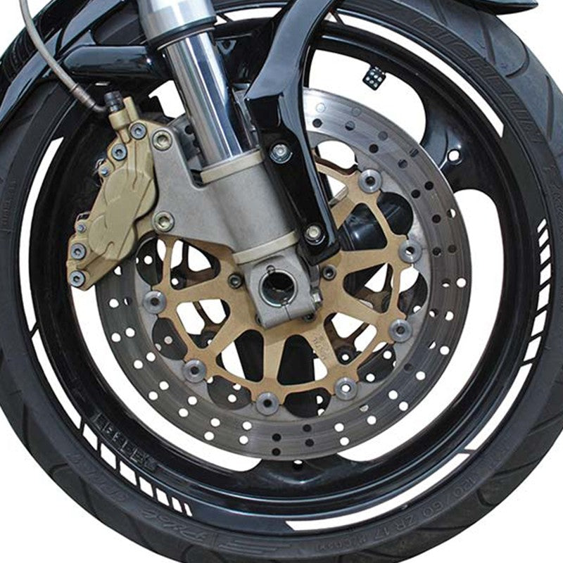 FOLIATEC Pinstriping Racing Blanco 14 Bandas De 7 mm x 41 Cm Incluido Espaciador - Imagen 3 FOLIATEC APEXCORSE