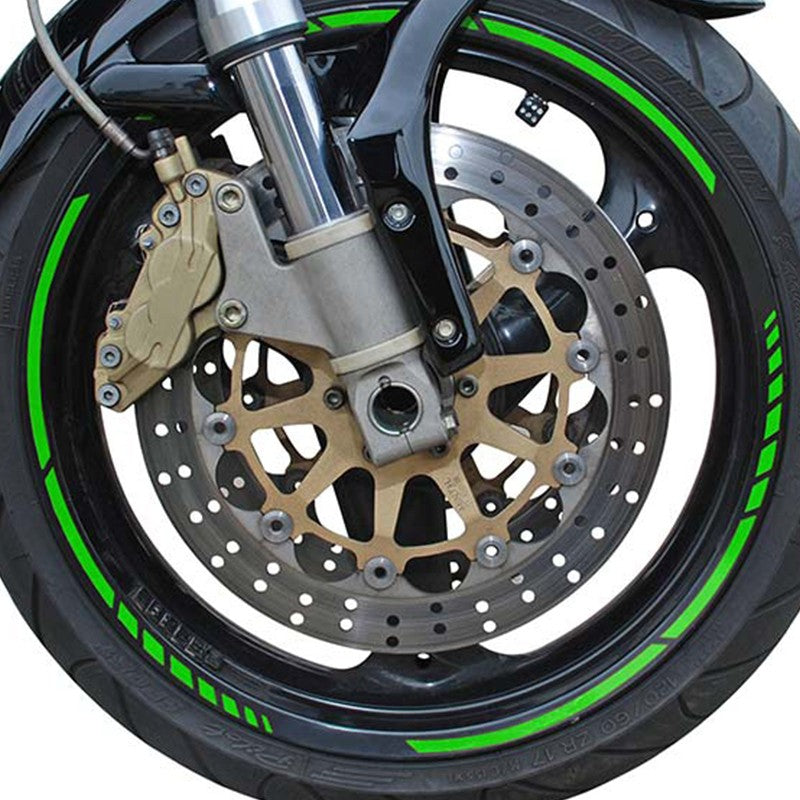 FOLIATEC Pinstriping Racing Neón Verde 14 Bandas De 7 mm x 41 Cm Incluido Espaciador - Imagen 3 FOLIATEC APEXCORSE