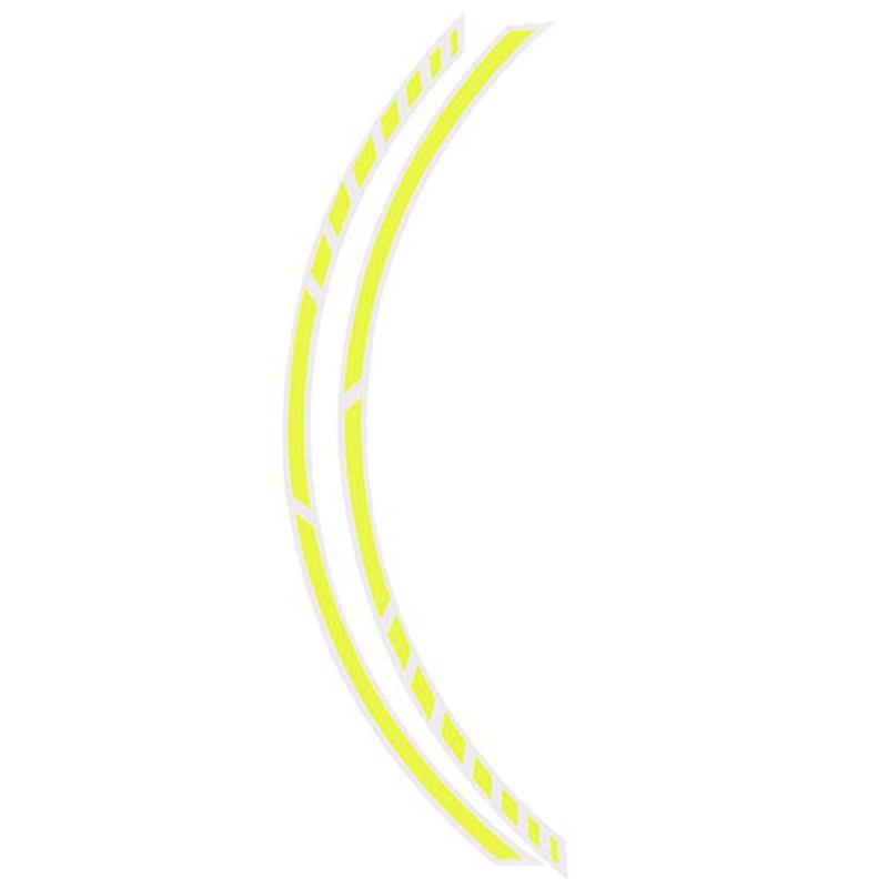 FOLIATEC Pinstriping Racing Neón Amarillo 14 Bandas De 7 mm x 41 Cm Incluido Espaciador - Imagen 2 FOLIATEC APEXCORSE