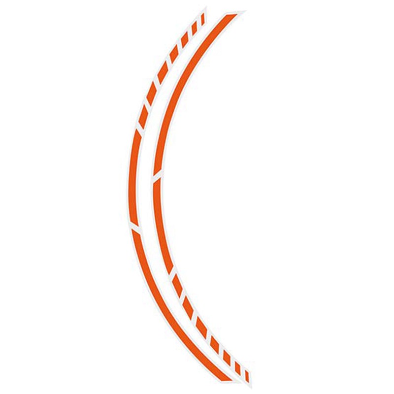 FOLIATEC Pinstriping Racing Naranja 14 Bandas De 7 mm x 41 Cm Incluido Espaciador - Imagen 2 FOLIATEC APEXCORSE