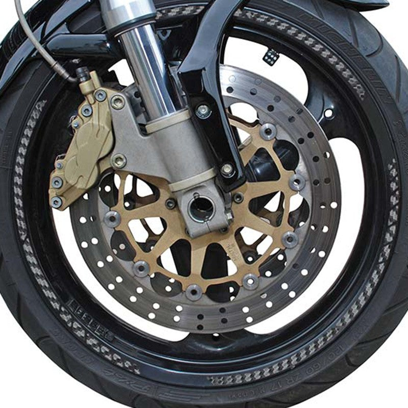 FOLIATEC Pinstriping Racing Carbon Structured 14 Bandas De 7 mm x 41 Cm Incluido Espaciador - Imagen 3 FOLIATEC APEXCORSE