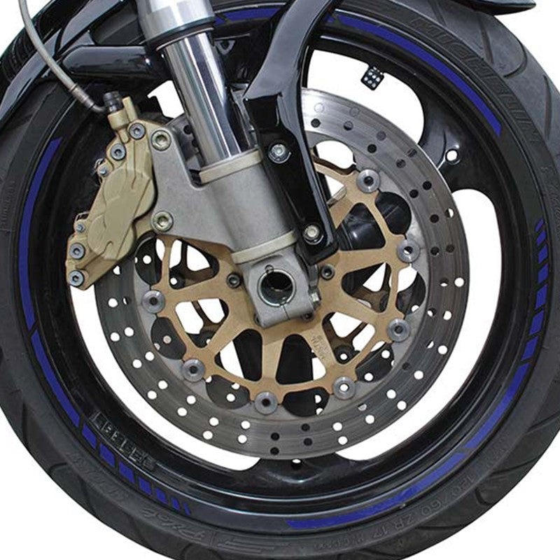 FOLIATEC Pinstriping Racing Azul 14 Bandas De 7 mm x 41 Cm Incluido Espaciador - Imagen 3 FOLIATEC APEXCORSE