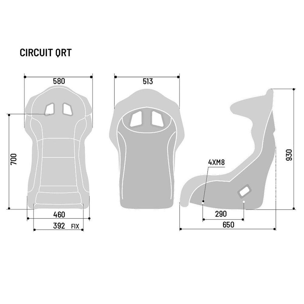 Sparco Lighter Asiento Circuit QRT - Sparco | APEXCORSE imagen 4