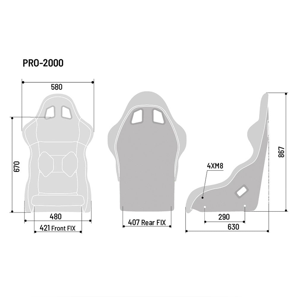Sparco Asiento Pro 2000 QRT - Sparco | APEXCORSE imagen 6