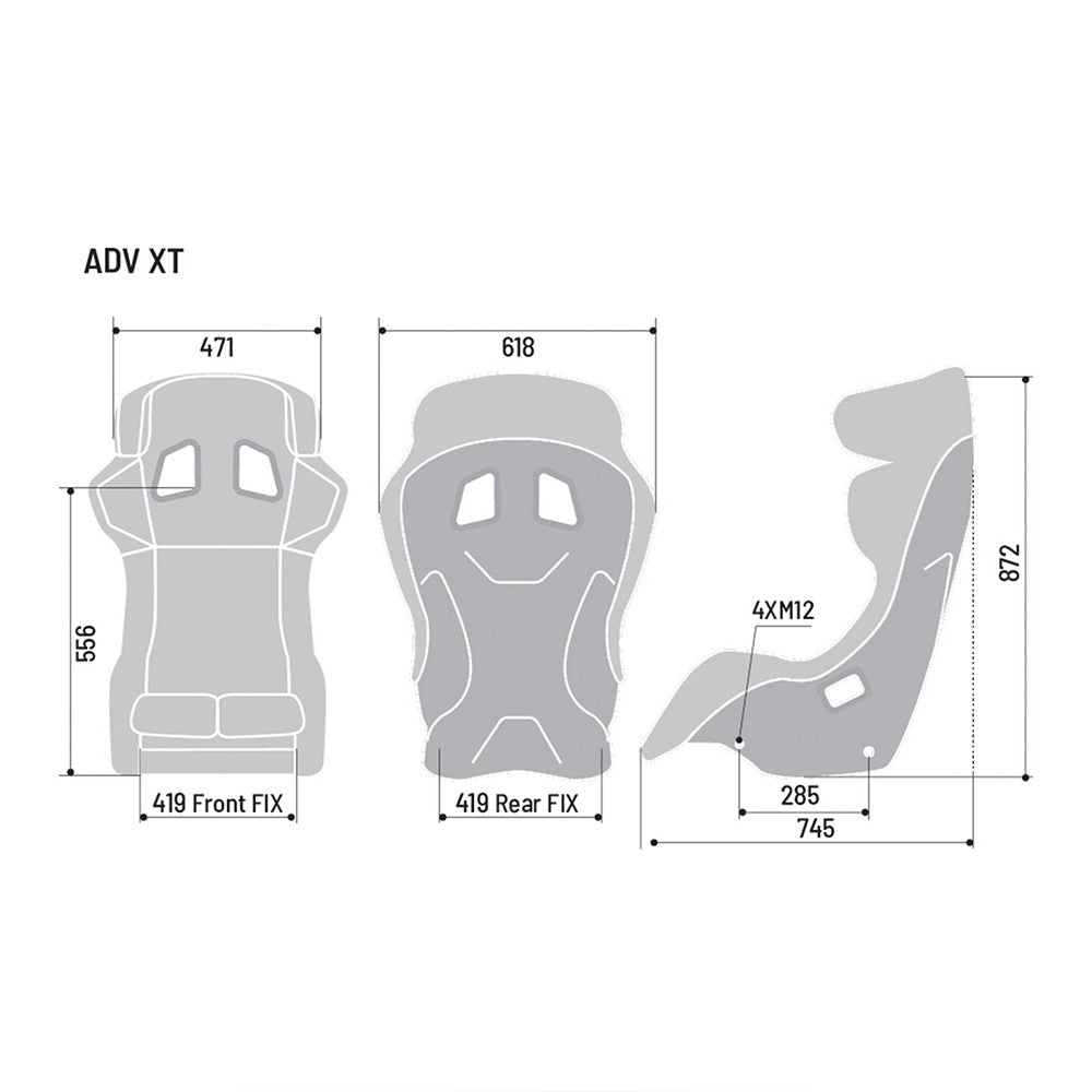 Sparco Asiento ADV XT 8855-2021 - Sparco | APEXCORSE imagen 2