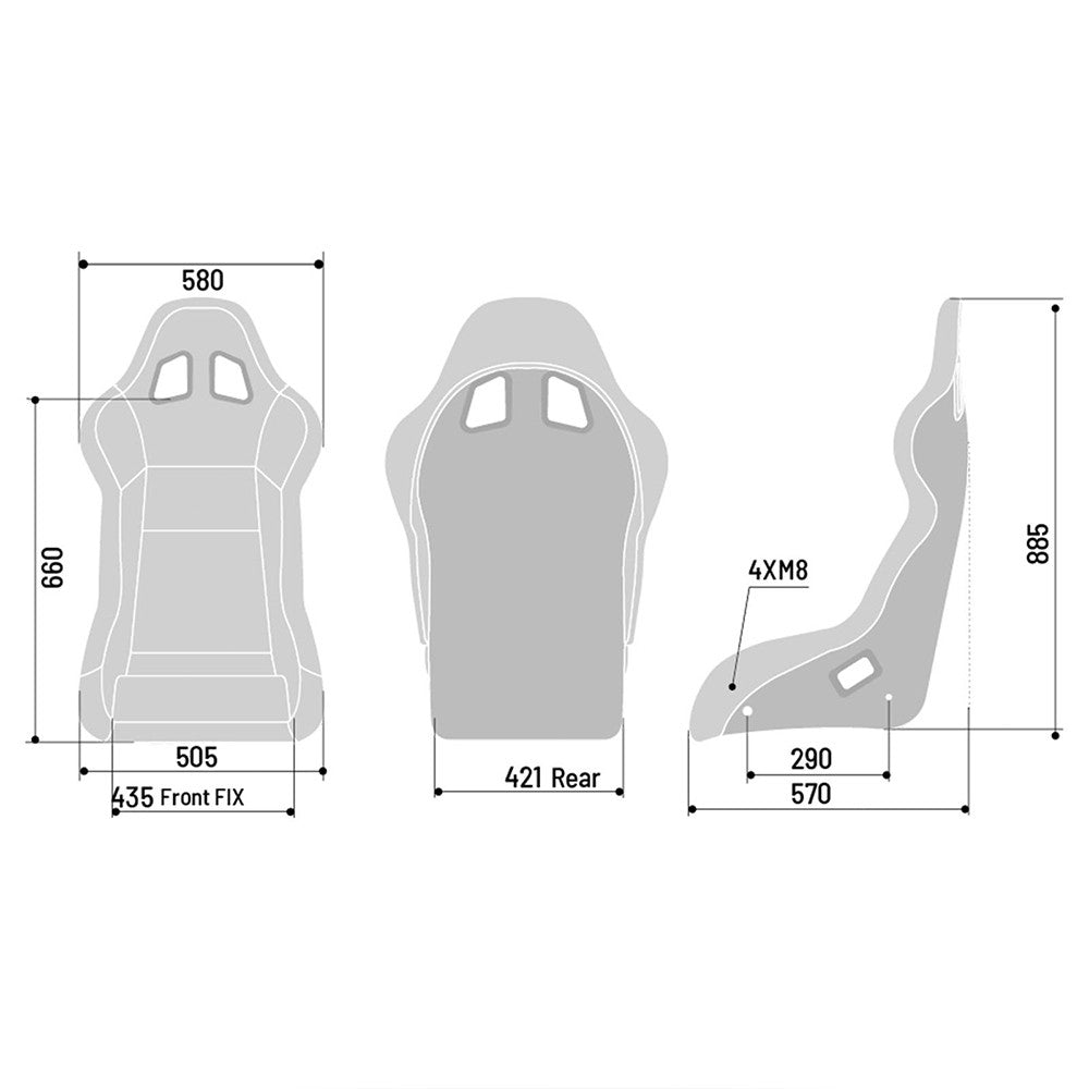 Sparco Asiento Evo L QRT X - Sparco | APEXCORSE imagen 4