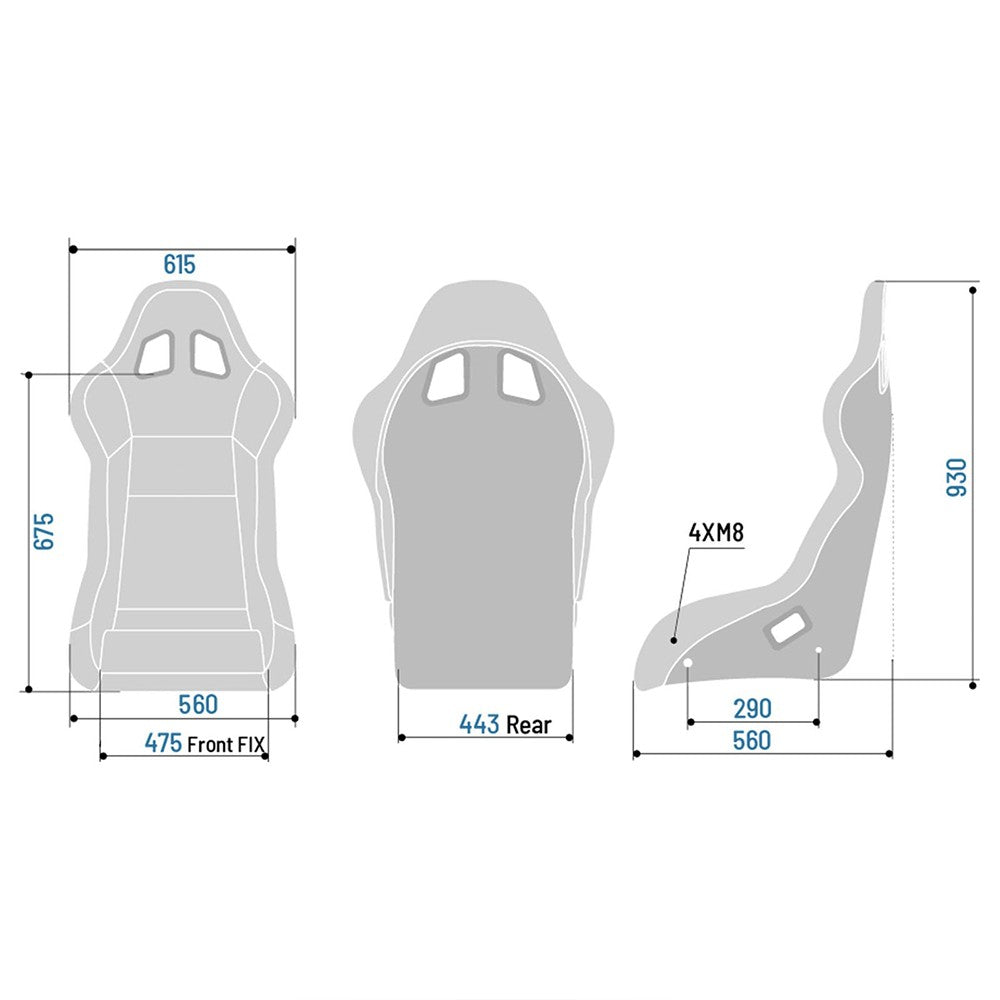 Sparco Asiento Evo Xl QRT X - Sparco | APEXCORSE imagen 3