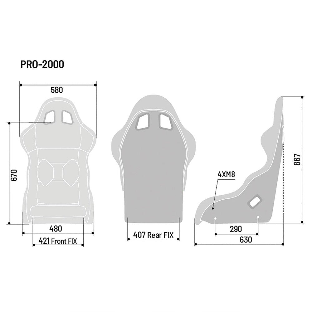 Sparco Asiento Pro 2000 QRT Martini Racing - Sparco | APEXCORSE imagen 3