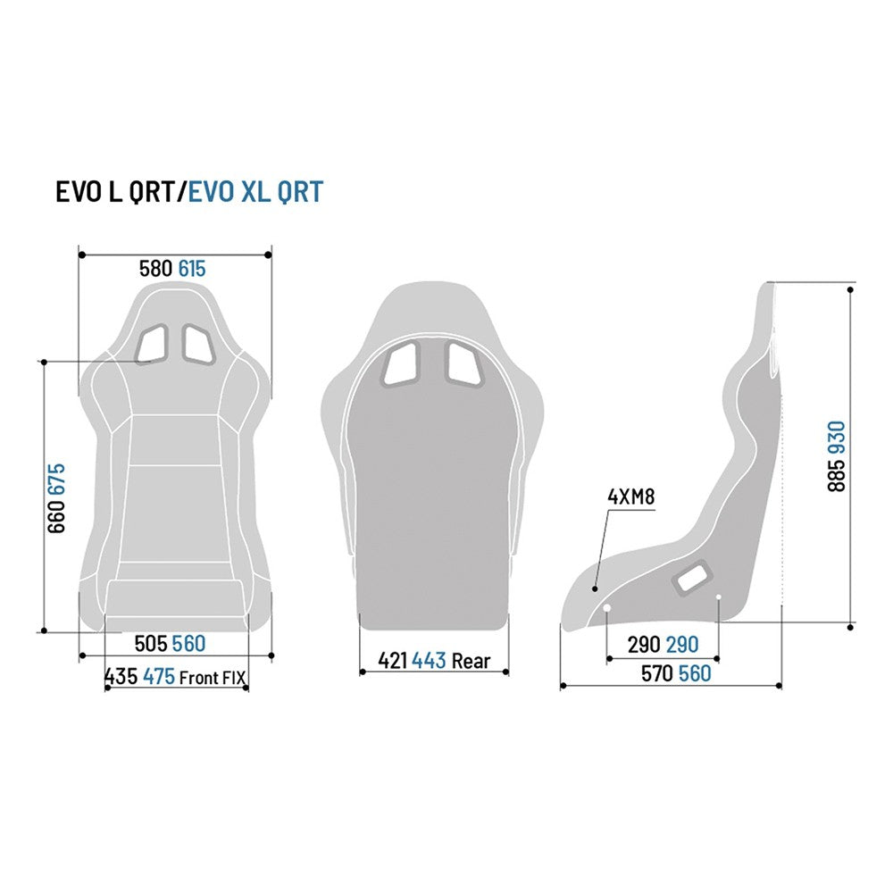 Sparco Asiento Evo Xl QRT - Sparco | APEXCORSE imagen 5
