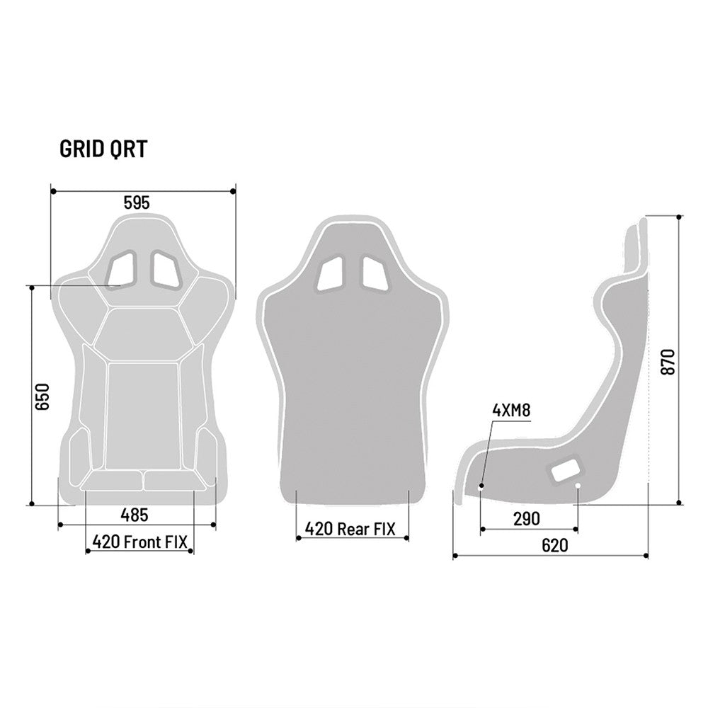 Sparco Asiento Grid Q Sky - Sparco | APEXCORSE imagen 6