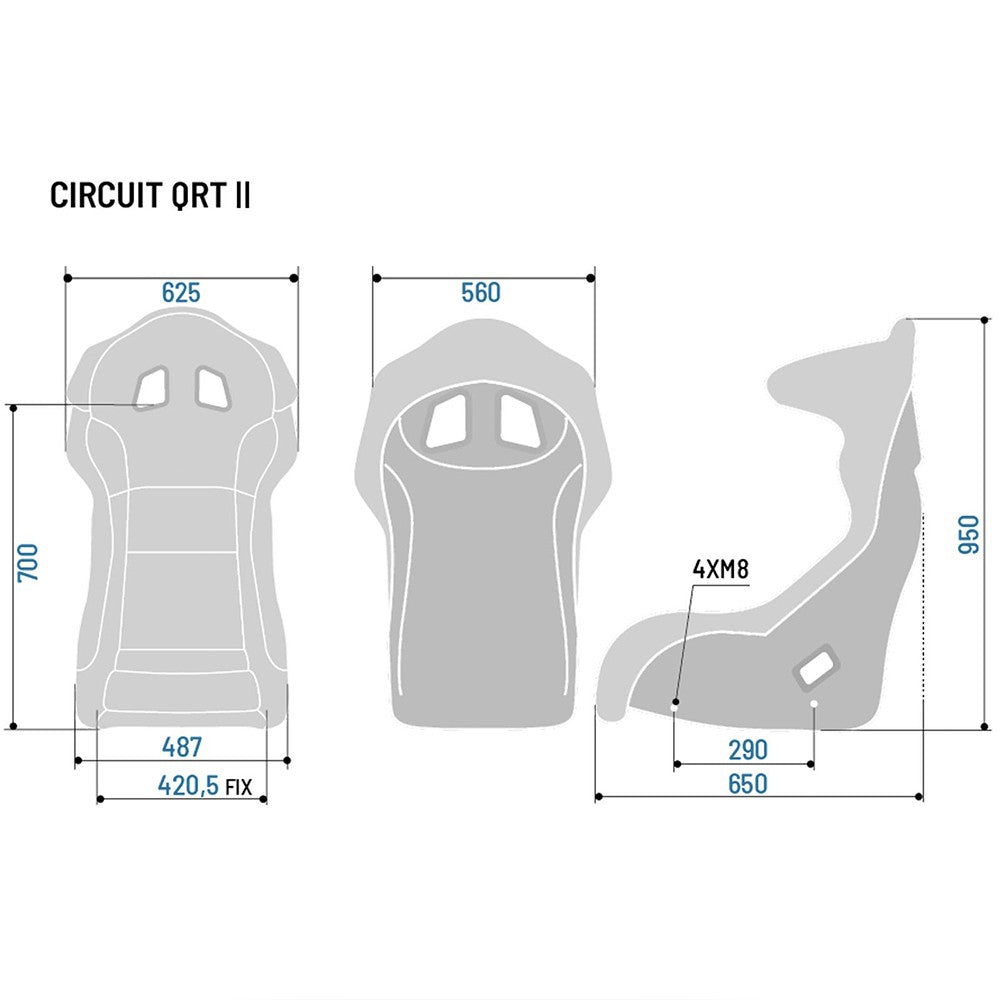 Sparco Asiento Circuit Ii QRT - Sparco | APEXCORSE imagen 6