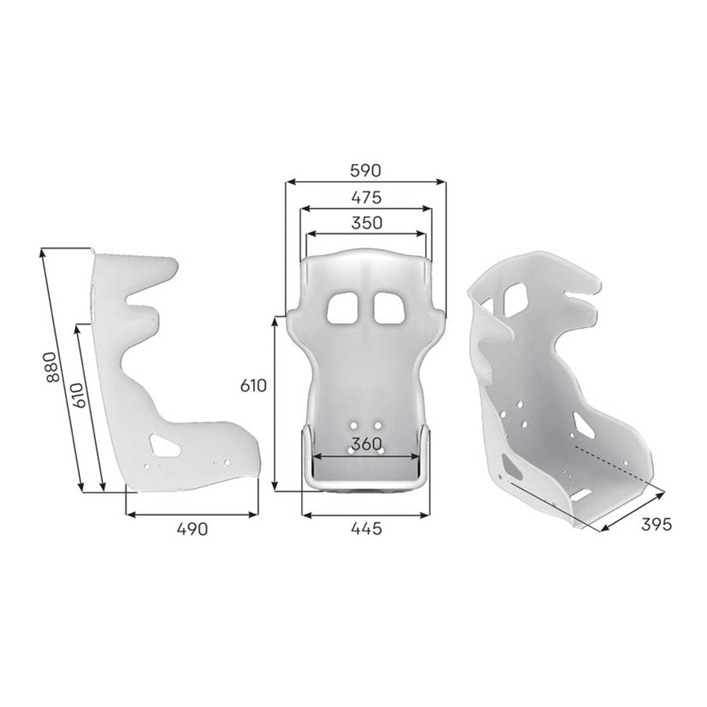 OMP HTE ONE ULTRA LITE FIA 8862-2009 NEGRO - OMP original APEXCORSE imagen 3