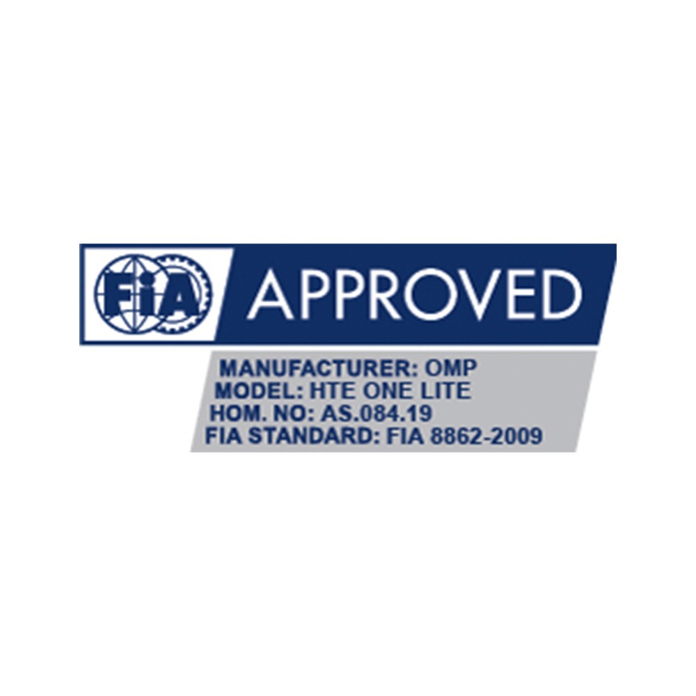 OMP HTE ONE ULTRA LITE FIA 8862-2009 NEGRO - OMP original APEXCORSE imagen 4