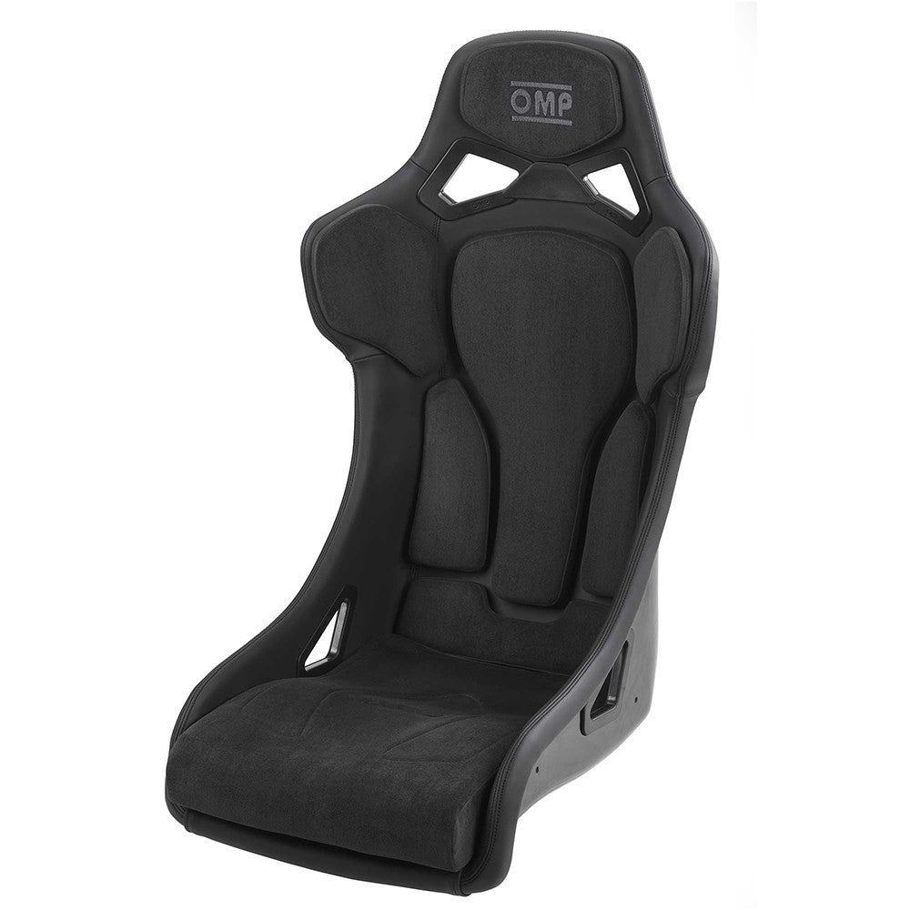 OMP SEAT RT FIA 8855-1999 EN PIEL Y ALCANTARA NEGRO - OMP original APEXCORSE imagen 2