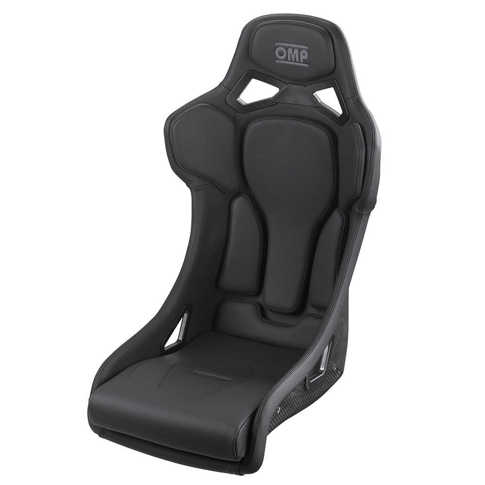 OMP ASIENTO RT CARBON FIA 8855-1999 EN PIEL Y ALCANTARA NEGRO - OMP original APEXCORSE imagen 1
