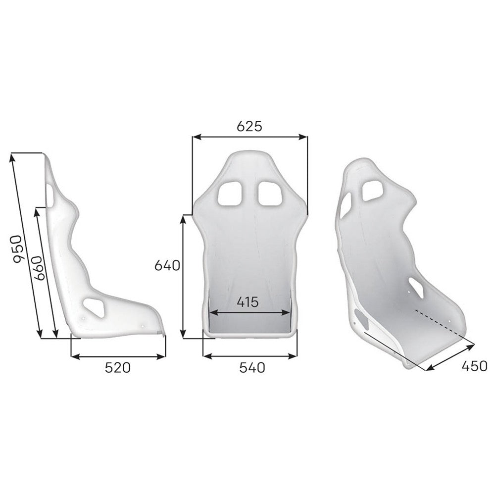 ASIENTO RACING OMP TRS SKY FIA 8855-1999 NEGRO - OMP original APEXCORSE imagen 2