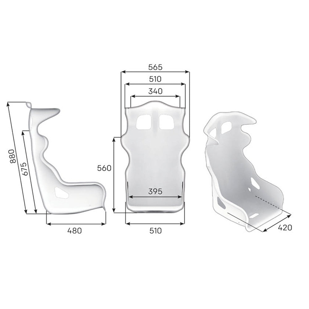 ASIENTO RACING OMP RS-PT2 FIA 8855-1999 NEGRO - OMP original APEXCORSE imagen 2
