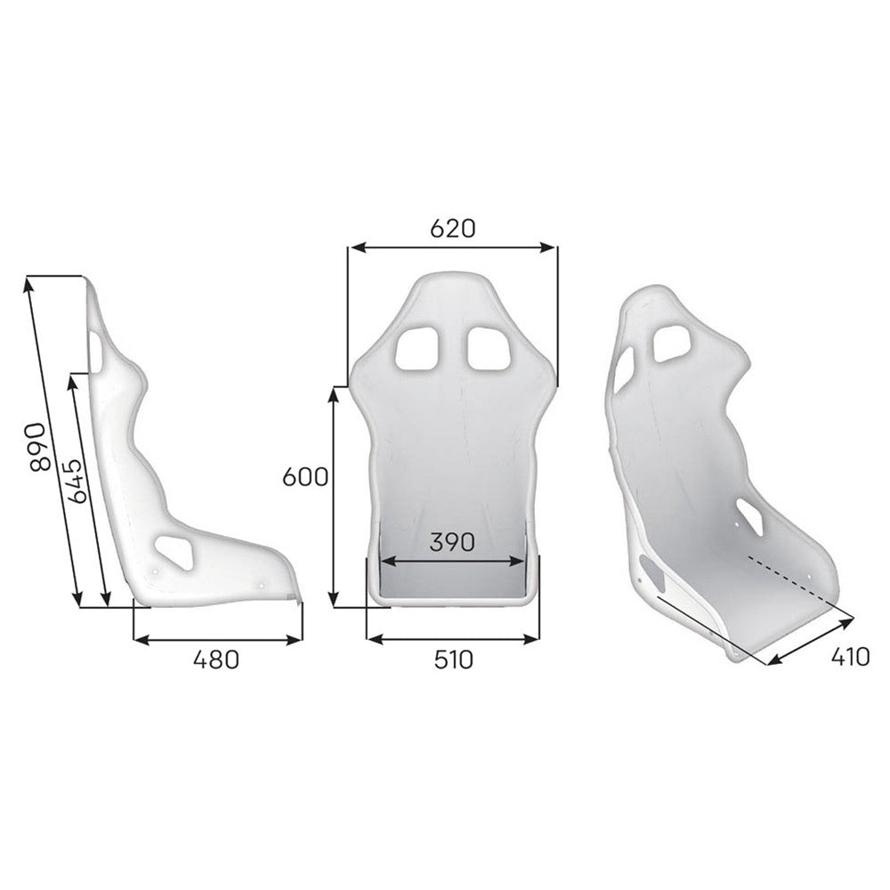 ASIENTO RACING OMP WRC FIA 8855-1999 NEGRO - OMP original APEXCORSE imagen 2