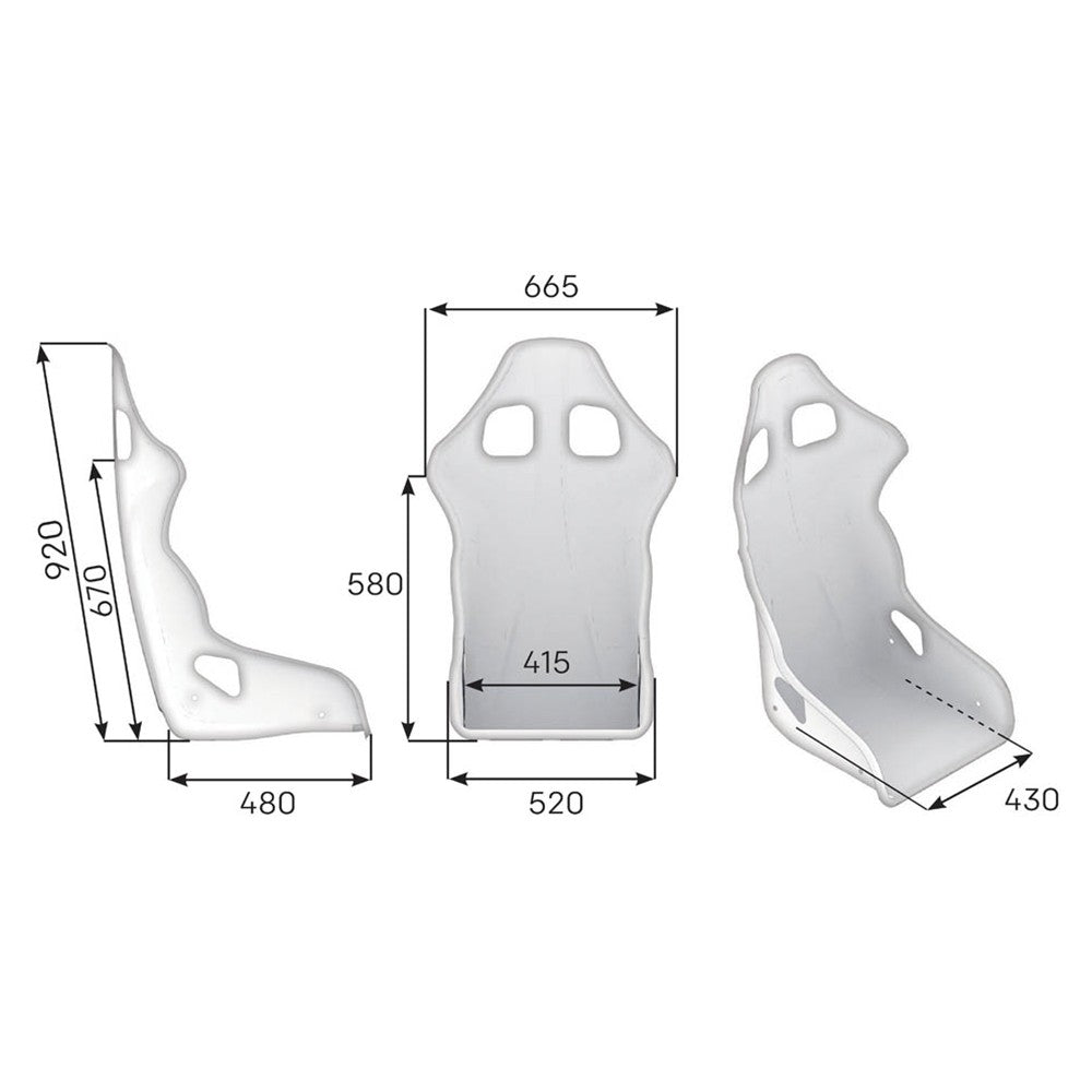 ASIENTO RACING OMP WRC XL FIA 8855-1999 NEGRO - OMP original APEXCORSE imagen 2
