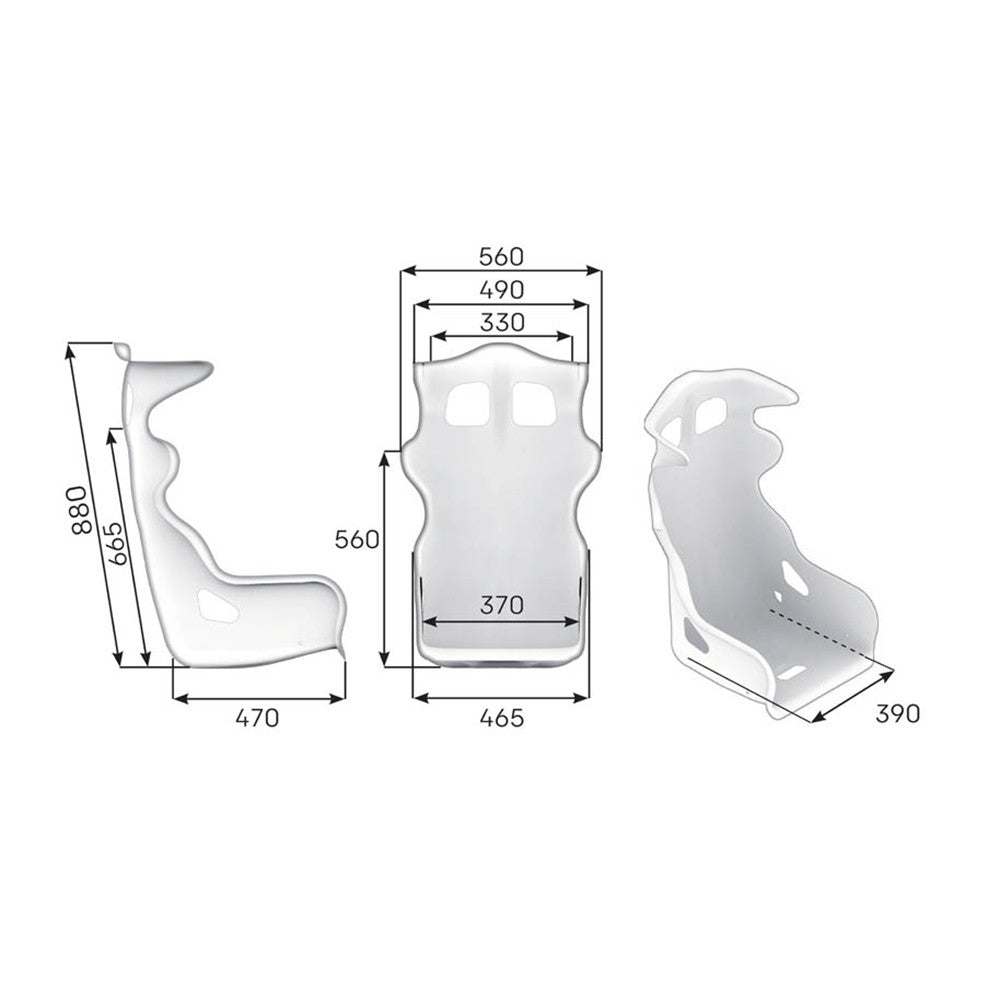 ASIENTO RACING OMP HTE CARBONO FIA 8855-1999 NEGRO - OMP original APEXCORSE imagen 3
