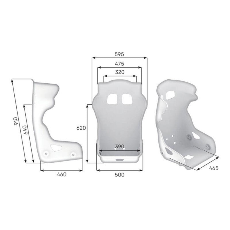 OMP HTC ONE SEAT TALLA L FIA 8862-2009 BRACKETS NOT INCLUDED - OMP original APEXCORSE imagen 3