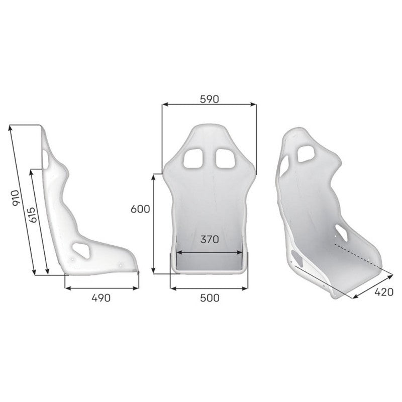 OMP ARS FIBRA DE ASIENTO NEGRO MY2014 - OMP original APEXCORSE imagen 3