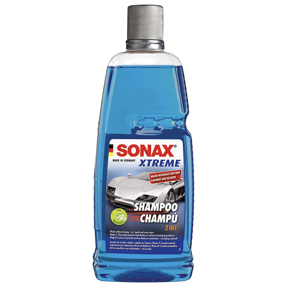 SONAX XTREME WASH & DRY - CHAMPÚ PARA EL AUTOMÓVIL LAVADO EN SECO 1L - SONAX original APEXCORSE