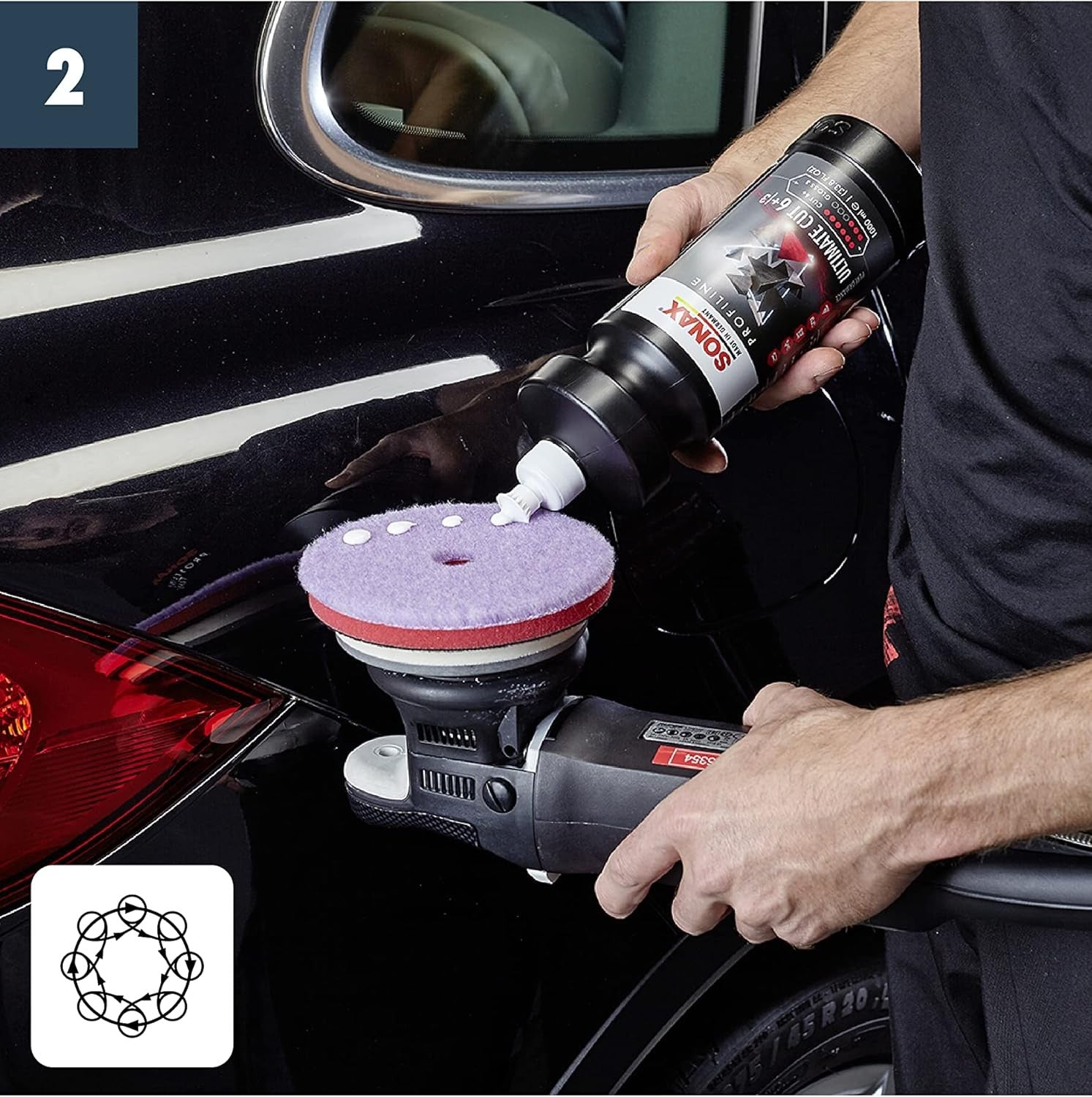 SONAX PROFILINE ULTIMATECUT (250 ML) PULIMENTO ABRASIVO EFECTIVO - Imagen 2 SONAX APEXCORSE