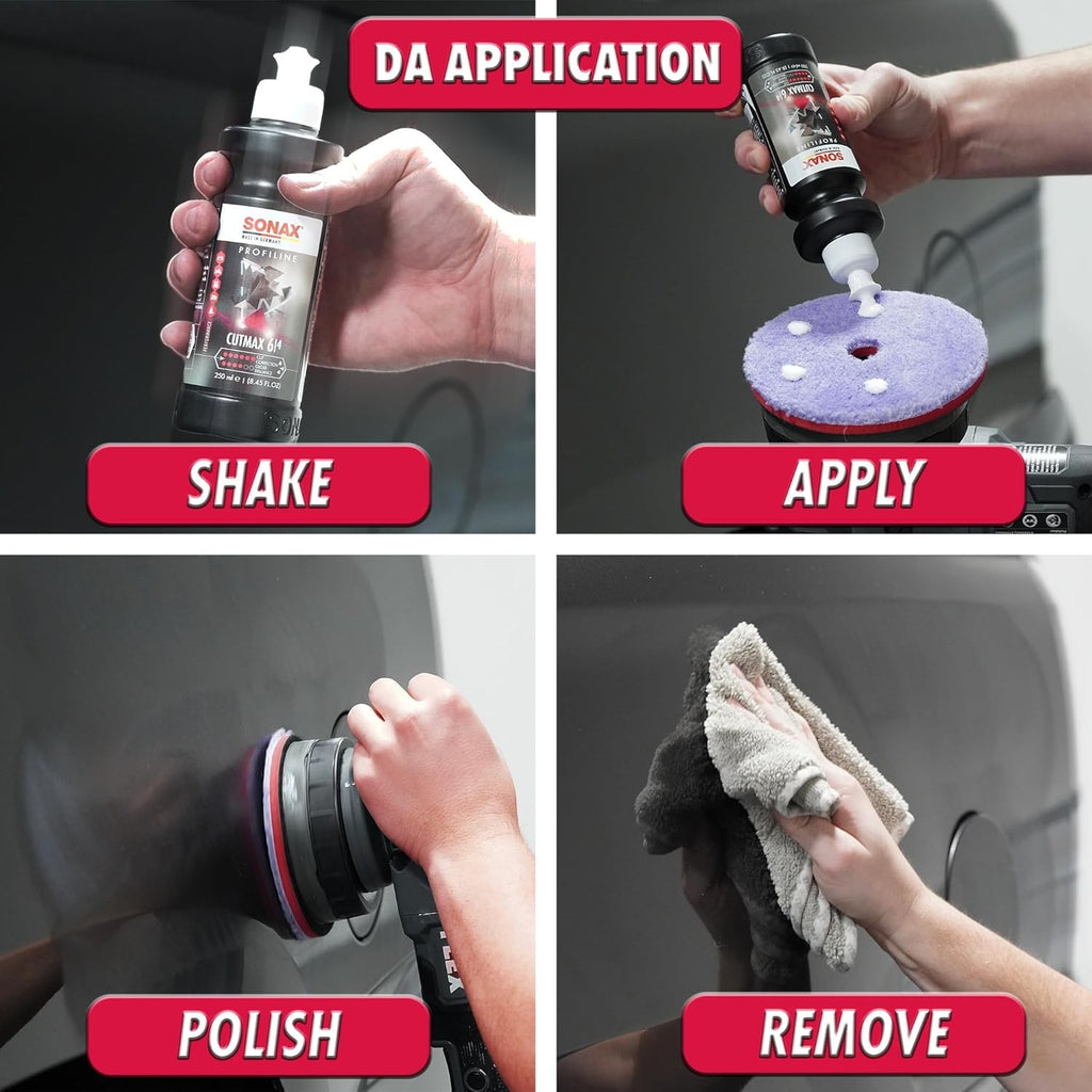 SONAX PROFILINE CUTMAX (250 ML) PASTA DE LIJADO ALTAMENTE ABRASIVA, ELIMINA RAYAS - Imagen 3 SONAX APEXCORSE