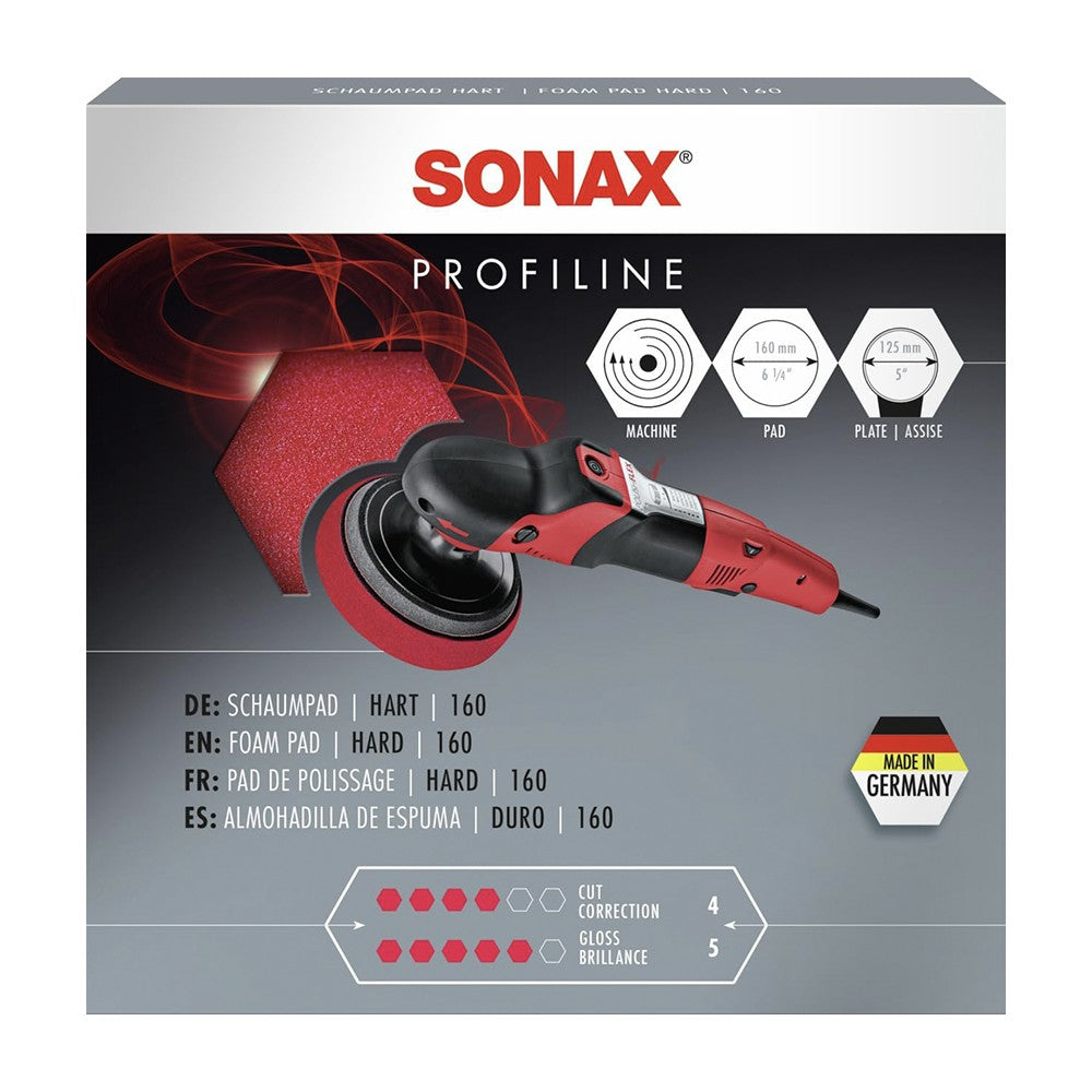 SONAX 3 ESPONJAS PARA PULIR COLOR ROJO 160 (DURO) - Imagen 3 SONAX APEXCORSE