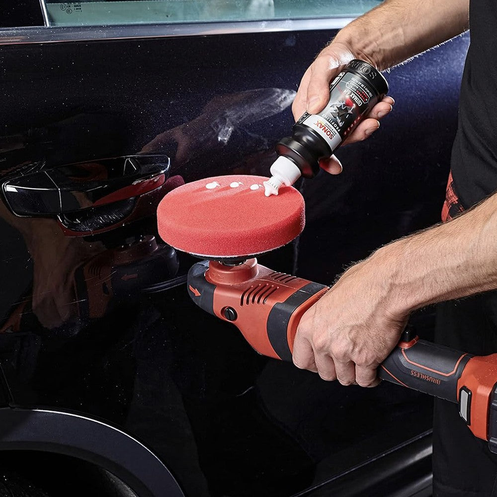 SONAX 3 ESPONJAS PARA PULIR COLOR ROJO 160 (DURO) - Imagen 4 SONAX APEXCORSE