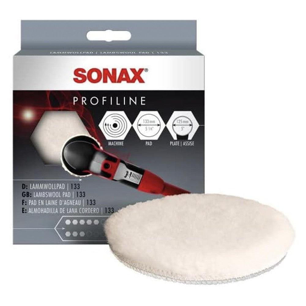 SONAX ALMOHADILLA DE LANA 133? (1 UNIDAD) PARA PULIMENTOS ABRASIVOS - SONAX original APEXCORSE