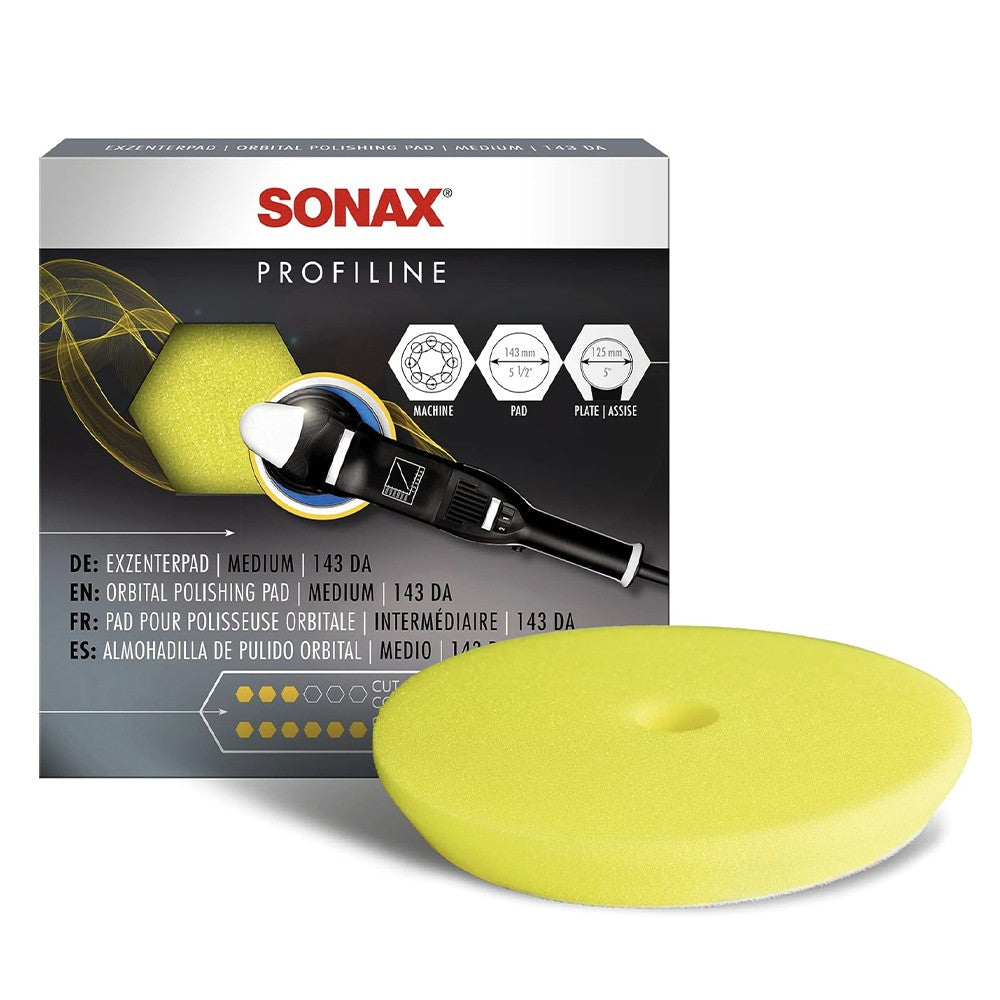 SONAX ALMOHADILLA EXCÚNTRICA MEDIA 143 DA (1 UNIDAD) - SONAX original APEXCORSE