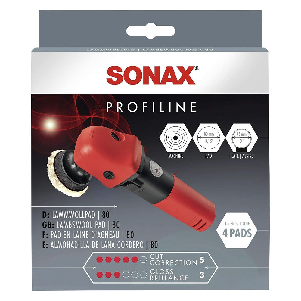 SONAX ALMOHADILLA DE LANA DE CORDERO 80 - Imagen 2 SONAX APEXCORSE