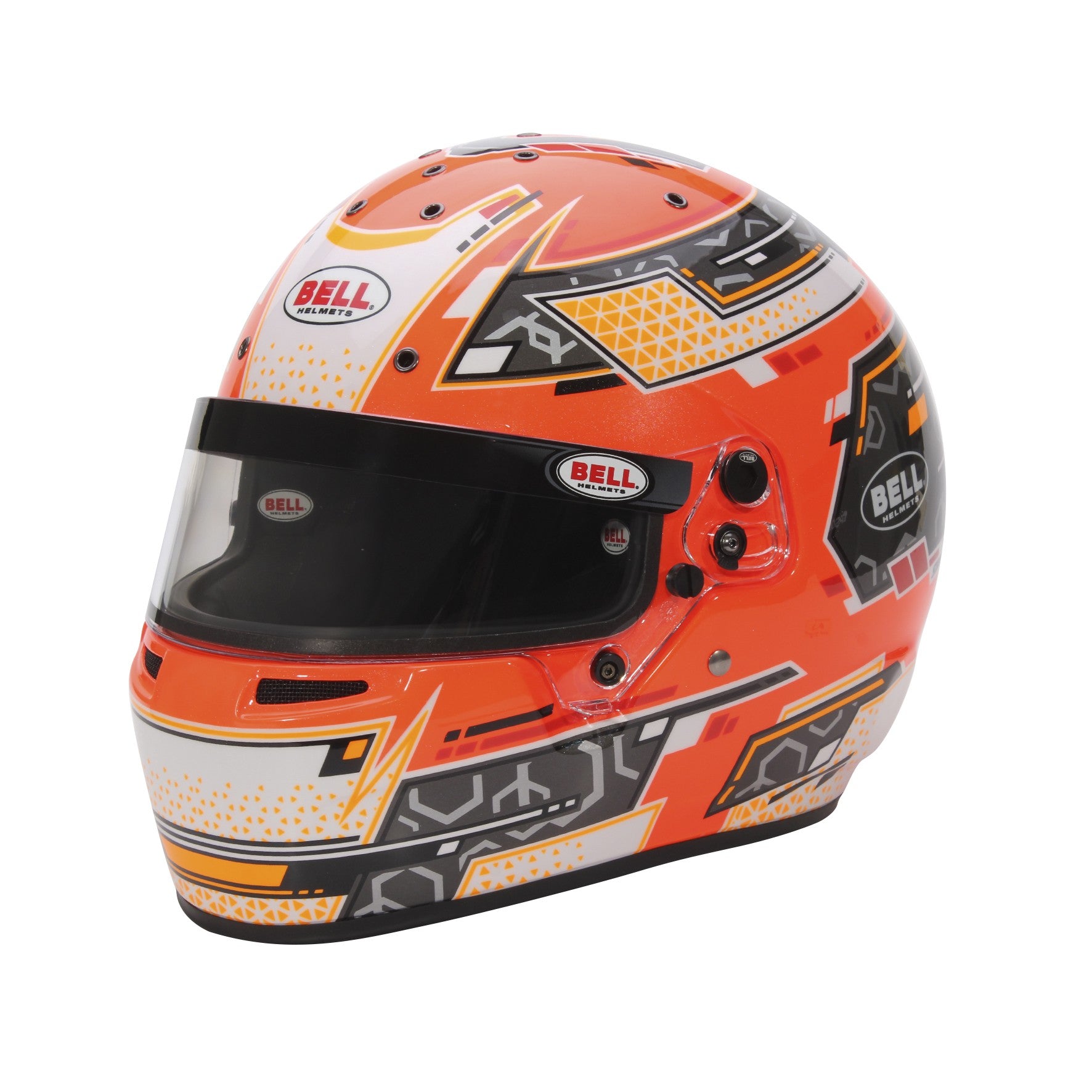 Sparco Casco Bell Rs7-K Stamina Antracita/Naranja Talla L (60-61) Fia8878-2024/K2020 - Sparco original | APEXCORSE