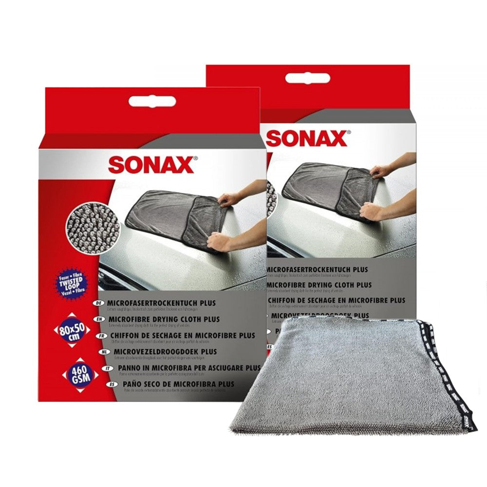 SONAX PACK X2 PAÉO SECO DE MICROFIBRA PLUS - SONAX original APEXCORSE