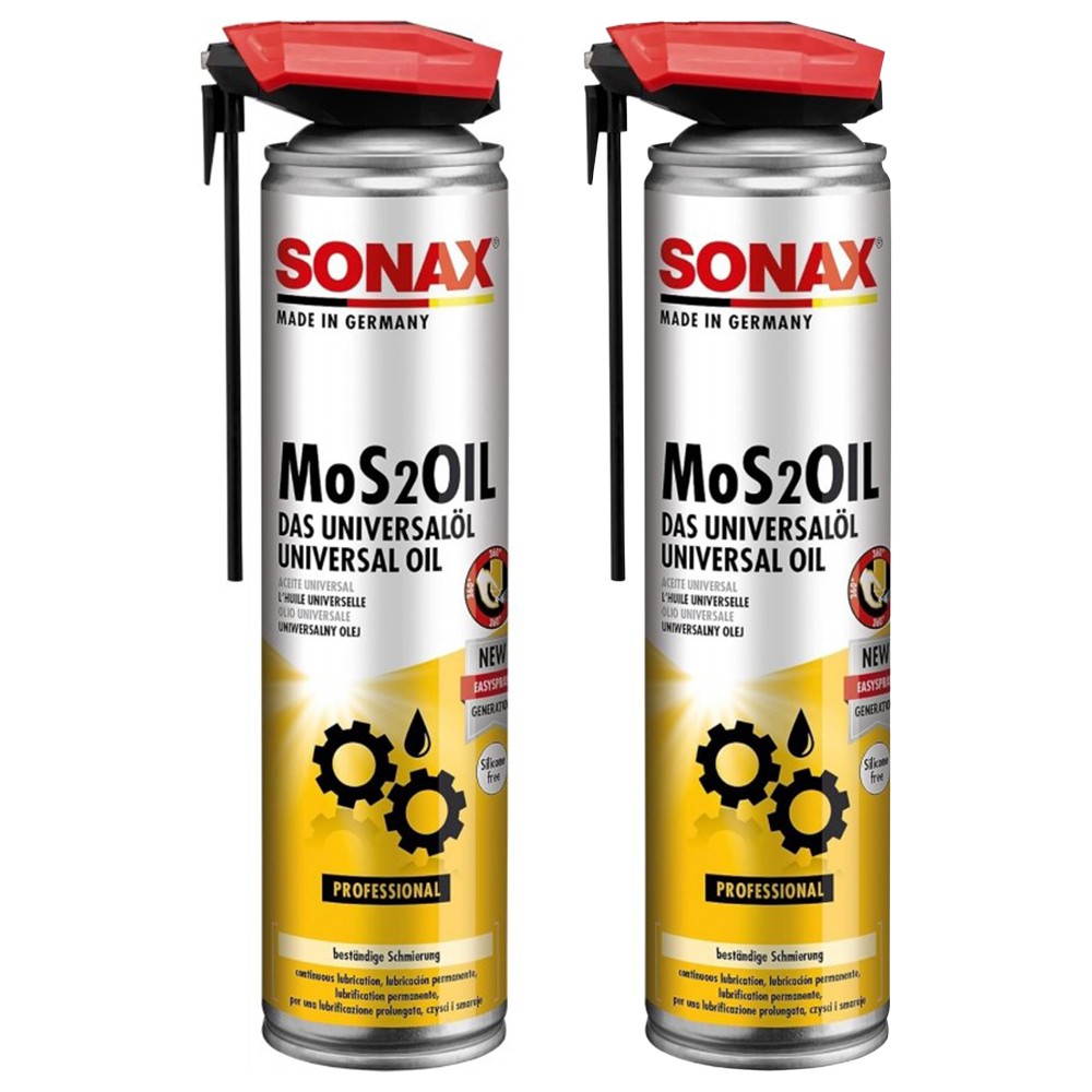 SONAX PACK X2 MOS2OIL CON EASYSPRAY 400ML - SONAX original APEXCORSE