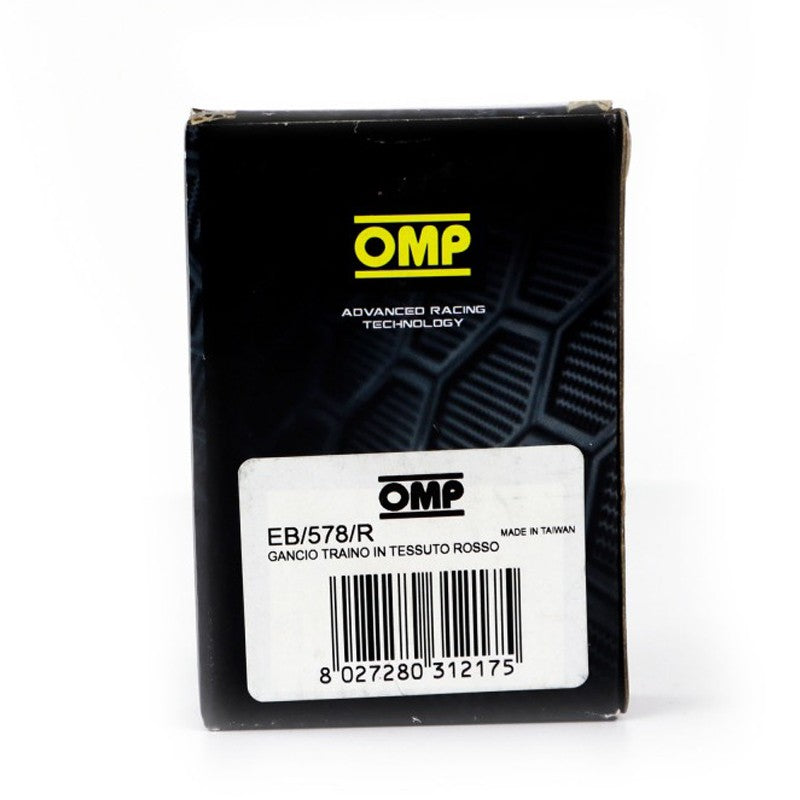 OMP GANCHO DE REMOLQUE DE ACERO INOXIDABLE INTERNO DIAMETRO 100 MM ROJO MATERIAL FABRIC - OMP original APEXCORSE imagen 7