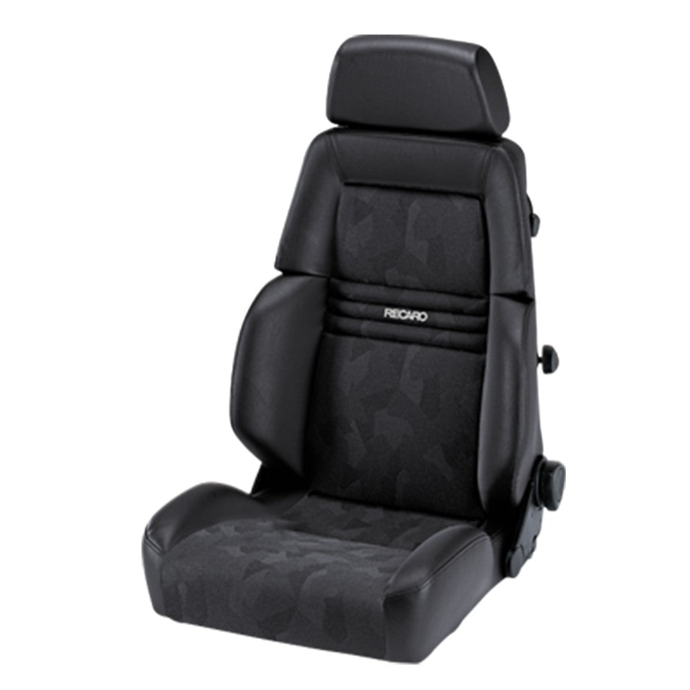 Asiento RECARO Expert Expert M (Lt/W) Artista Negro/Piel Artificial Negro Piloto&Copiloto - RECARO original APEXCORSE