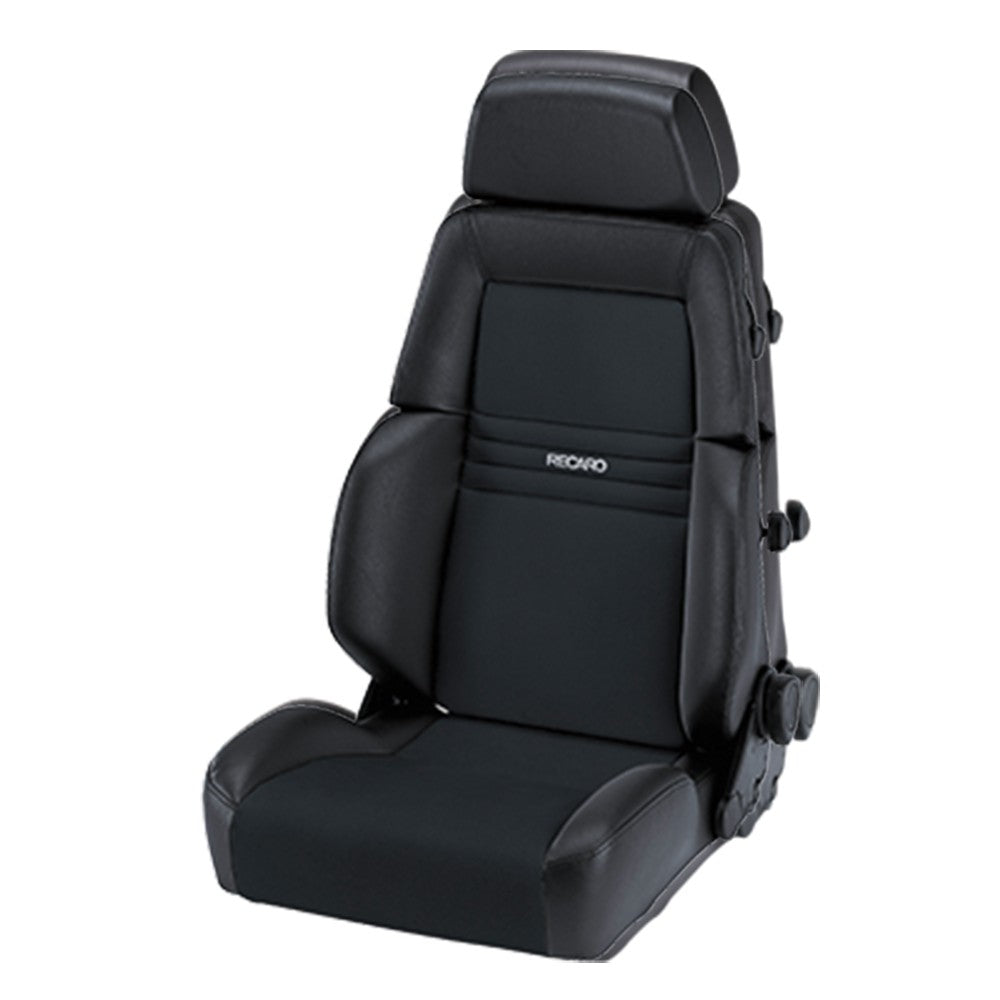 Asiento RECARO Expert Expert S (Lt/F) Dinamica Negro/Piel Artificial Negro Piloto&Copiloto - RECARO original APEXCORSE