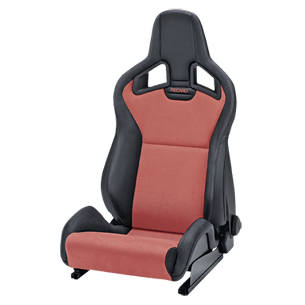 Asiento RECARO Sportster CS Airbag Calefaccion Piel Artificial Negro/Dinamica Rojo Copiloto - RECARO original APEXCORSE