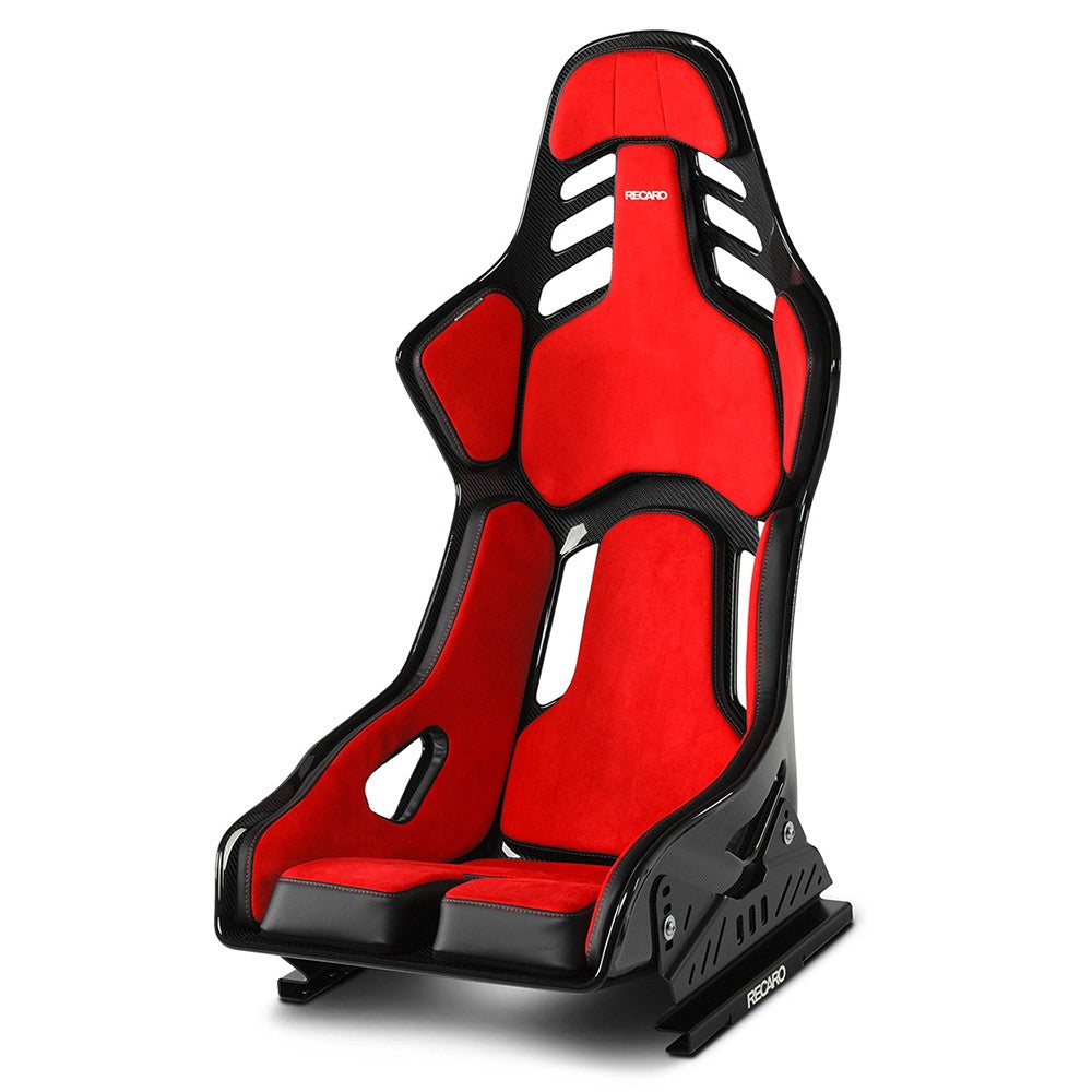 Asiento RECARO Podium Gf Alcantara Rojo/Cuero Negro Talla M Piloto - Imagen 2 RECARO APEXCORSE