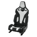 Asiento RECARO Sport C 5Dr Airbag Calefaccion Cuero Blanco/Dinamica Negro Piloto - RECARO original APEXCORSE